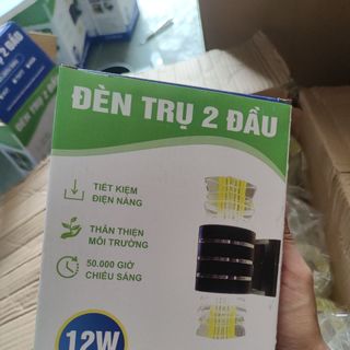 Sẵn Đèn Trụ 2 Đầu Trang Trí Nội Thất