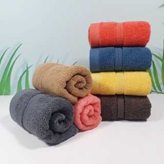 Sét 5 Khăn Mặt Cotton HANOITEX 100% Cotton Mềm Mại, Thấm Hút Tốt, Kháng Khuẩn