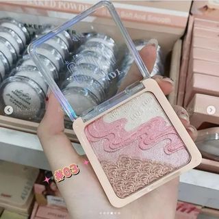 🍒 Phấn má hồng bắt sáng ombre nhiều màu AnyLady Glow