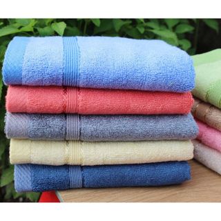 Khăn Mặt Sợi Tre Cao Cấp HANOITEX Mềm Mại, Kháng Khuẩn, Thấm Hút Tốt