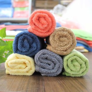 Khăn Mặt Sợi Tre Cao Cấp HANOITEX Mềm Mại, Kháng Khuẩn, Thấm Hút Tốt