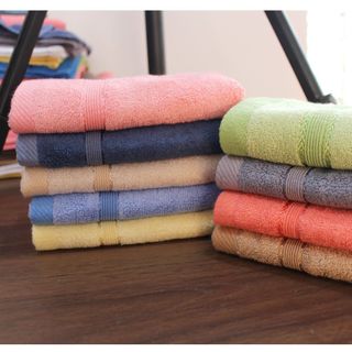Khăn Mặt Sợi Tre Cao Cấp HANOITEX Mềm Mại, Kháng Khuẩn, Thấm Hút Tốt