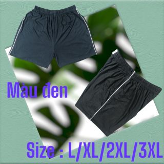 Quần đùi Cotton phối lé - QĐ13