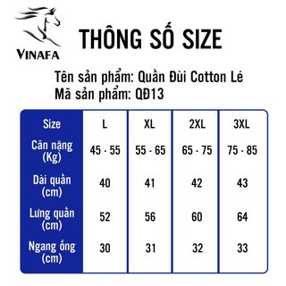 Quần đùi Cotton phối lé - QĐ13