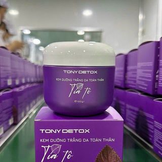 Body Tía Tô Dưỡng Trắng Da Tony Detox 180g - Giúp dưỡng da, chống nắng, bật tone sáng hồng tự nhiên :b giá sỉ