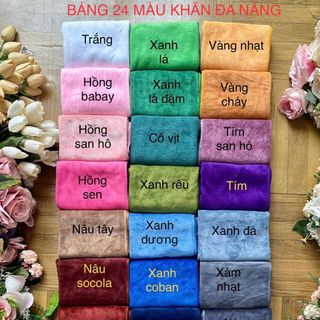 Khăn Gội Đa Năng Sợi Microfiber Kích Thước 35*75cm
