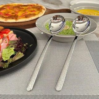 SET NỒI HẤP INOX 2 TẦNG VÀ 10 THÌA INOX CÁN DÀI