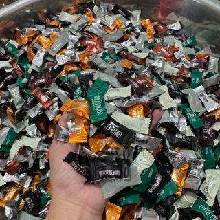 Kẹo cà phê không đường. Thùng 15 ký mix 8 vị kẹo
