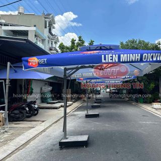 Dù che ngoài trời dù lệch tâm vuông 3m giá rẻ