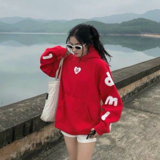 Áo hoodie mới về,in nổi ,nón 2 lớp cùng màu ,tay phòng.form duới 70kg ,chất thun mịn mát