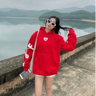 Áo hoodie mới về,in nổi ,nón 2 lớp cùng màu ,tay phòng.form duới 70kg ,chất thun mịn mát