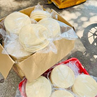 Combo 200 đế pizza tươi. Đế dày 1 cm size 20