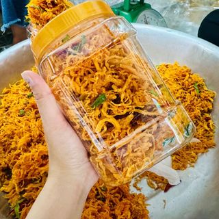 Combo 10 hủ khô gà lá chanh nhà làm siu ngon