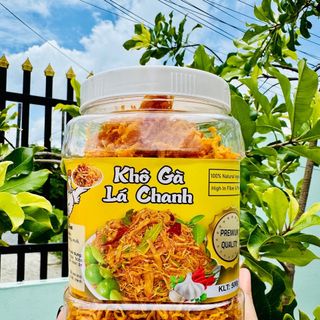 Combo 10 hủ khô gà lá chanh nhà làm siu ngon