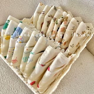 [XÔ MUSLIN] Khẩu trang vải xô Muslin hoạ tiết hoa - [100% HANDMADE] - Mask 3 lớp chống tia UV - chống bụi