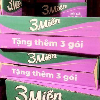 Mì 3 Miền Sợi Phở gói 65g Thùng 30 gói