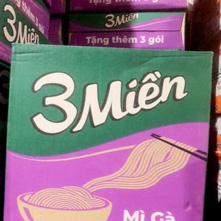 Mì 3 Miền Sợi Phở gói 65g Thùng 30 gói
