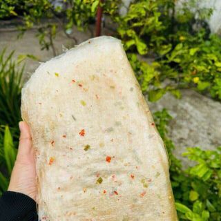 Sỉ 30 ký bánh tráng cay hành lá phơi sương nhà làm
