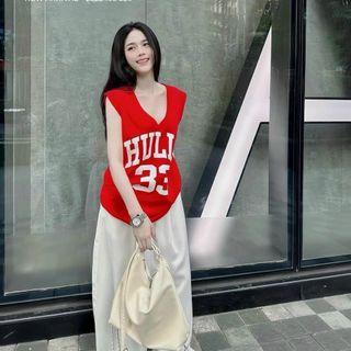 Set bộ logo in áo cotton quần tuyết mưa form rộng dưới 55kg