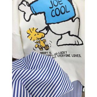 Bộ áo tay ngắn in SNOOPY, quần dài kẻ in Snoppy Chất cotton mịn mát freesize dưới 65kg