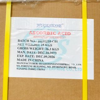 Nguyên liệu thực phẩm Ascorbic Acid - Vitamin C (E300) C6H8O6 giá sỉ