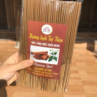 Nhang Quế Sạch Tuệ Thiện (loại 23cm) 300 nén dành cho nhà trần thấp, trung cư