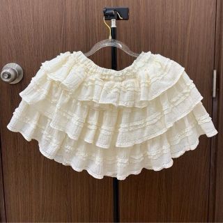 CHÂN VÁY XÒE trơn 3 tầng Chiều dài 32cm Thun Ren,có quần lót .