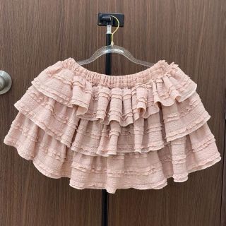 CHÂN VÁY XÒE trơn 3 tầng Chiều dài 32cm Thun Ren,có quần lót .
