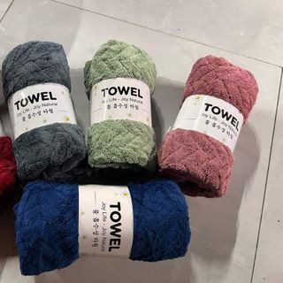 Khăn Tắm Lông Cừu Hàn Quốc Siêu Mềm Mại Kích Thước 60*120cm