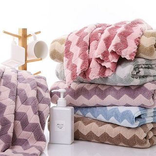 Khăn Tắm Lông Cừu Hàn Quốc Siêu Mềm Mại Kích Thước 50*100cm