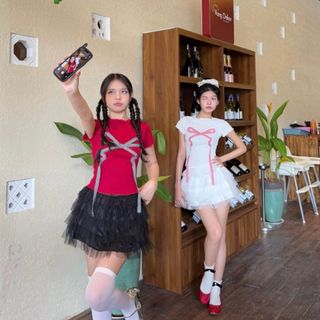 CHÂN VÁY LƯớI TẦNG - LÊ PHƯƠNG BOUTIQUE