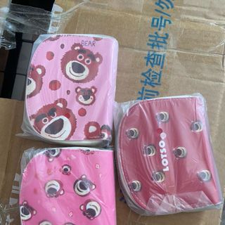 Ví mini gấu dâu