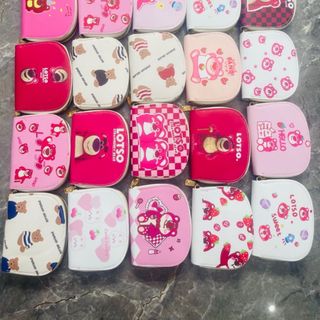 Ví mini gấu dâu