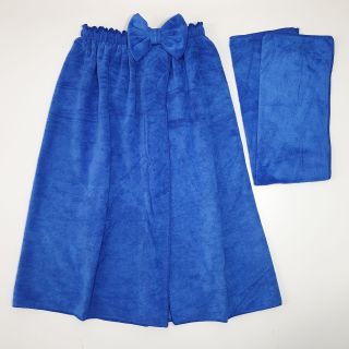 Váy Quây Spa Hanoitex Kèm Khăn Quấn Đầu Chất Microfiber Cao Cấp