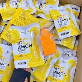 soap trắng da vitamin c lemon thái lan