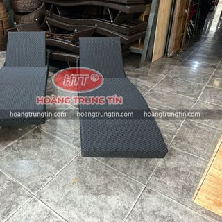 Giường tắm nắng nhựa giả mây giá rẻ ghế hồ bơi ghế bãi biển