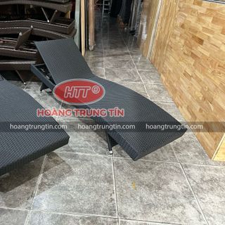 Giường tắm nắng nhựa giả mây giá rẻ ghế hồ bơi ghế bãi biển