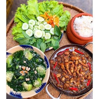 MẮM RUỐC XÀO THỊT BA RỌI,VAI (ĐẶC SẢN HUẾ ) - 200gr/hủ