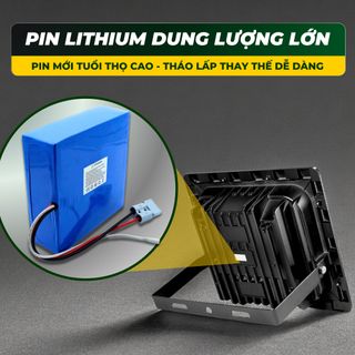 Đèn Pha Năng Lượng Mặt Trời Đặng Nguyễn 500W-Cảm biến ngày/đêm độ bền cực cao - Bảo hành 2 năm