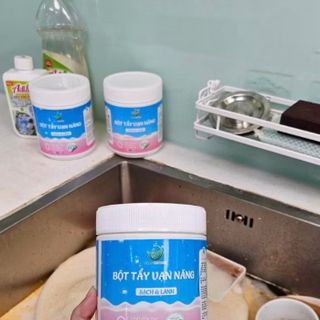 Bột Tẩy Vạn Năng Ailla Nature 450Gr Làm Sạch Nhanh Chóng Vết Bẩn Hữu Cơ Như Dầu Mỡ, Vết Đồ Ăn, Cafe Trên Nhiều Bề Mặt
