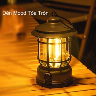 Đèn bão măng xông, đèn led tích điện dùng để đi dã ngoại, cắm trại ngoài trời công suất 5W - CTB795