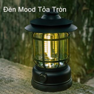 Đèn bão măng xông, đèn led tích điện dùng để đi dã ngoại, cắm trại ngoài trời công suất 5W - CTB795