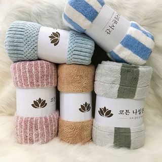 Khăn Tắm Lông Cừu Hàn Quốc Siêu Mềm Mại Kích Thước 50*100cm