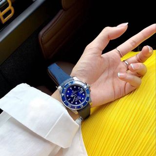 SALE ĐỒNG HỒ NAM NỮ CAO CẤP RÔ LE MÁY CƠ DÂY CAO SU 4