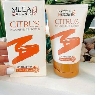 Tẩy Tế bào Chết Cam Cho Da Mặt CiTrus Meea Ogarnic Chính hãng