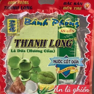 BÁNH PHỒNG THANH LONG LÁ DỨA HƯƠNG CỐM NƯỚC CỐT DỪA ĐẶC SẢN BẾN TRE