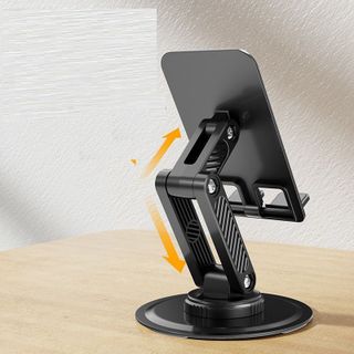 Giá đỡ điện thoại gấp gọn đế xoay kim loại
