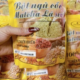 Bột Tan Mỡ Bụng Giảm MỞ-Bột Ngũ Cốc Matcha Lá Sen giá sỉ