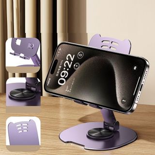 Giá đỡ điện thoại để bàn đế xoay kim loại X9