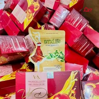 Trà Giảm Cân Vị Đào Hộp 15 Gói Huỳnh như x3